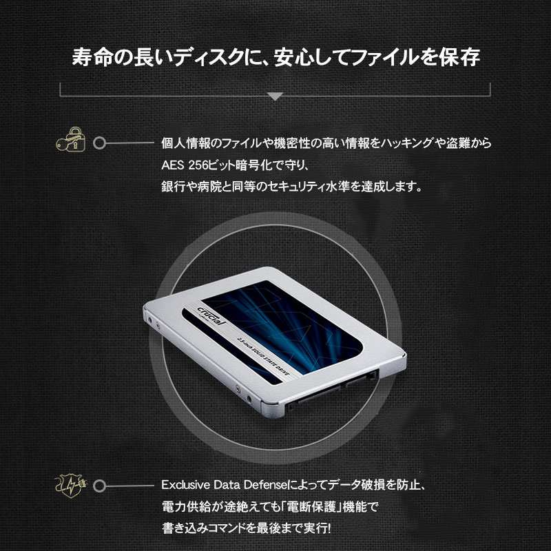楽天市場】＼ランキング1位獲得／Crucial クルーシャル SSD 1TB(1000GB