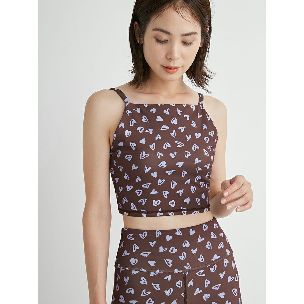 楽天市場】エミ emmi emmi yoga ペイントハートブラトップ レディース