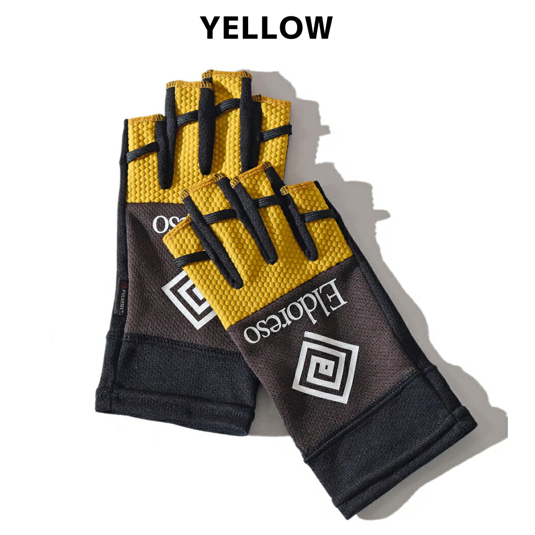 楽天市場】エルドレッソ ELDORESO Half-Cut Gloves メンズ レディース