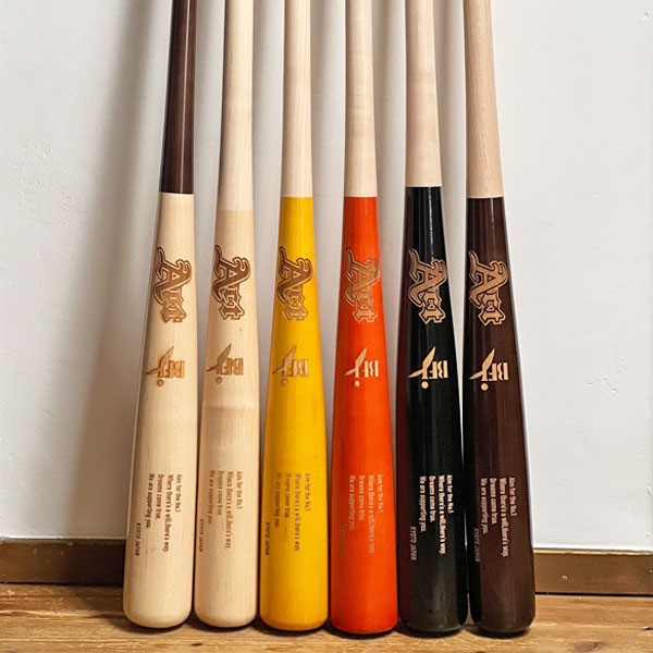 楽天市場】野球 硬式 木製バット レーザー刻印 メイプル 83cm 84cm