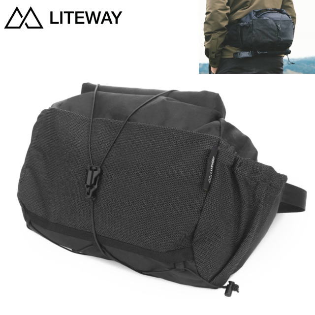 楽天市場】LITEWAY ライトウエイ ウエストポーチ HIP PACK ヒップ
