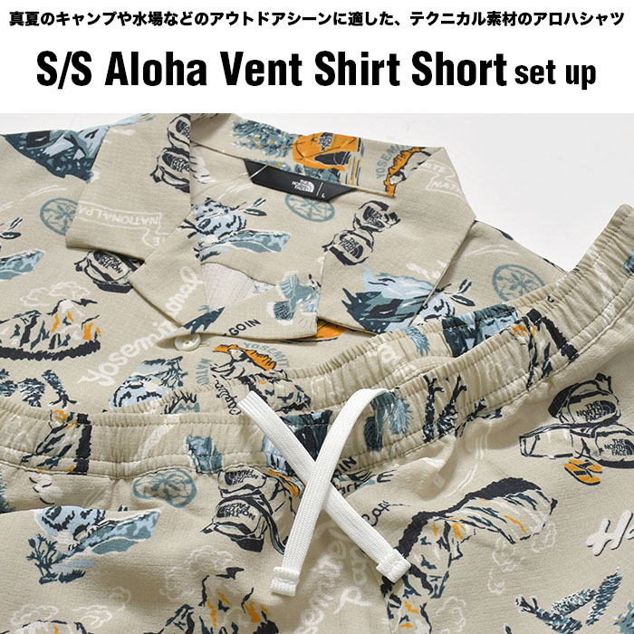 楽天市場】【セール】ノースフェイス セットアップ アロハベントシャツ