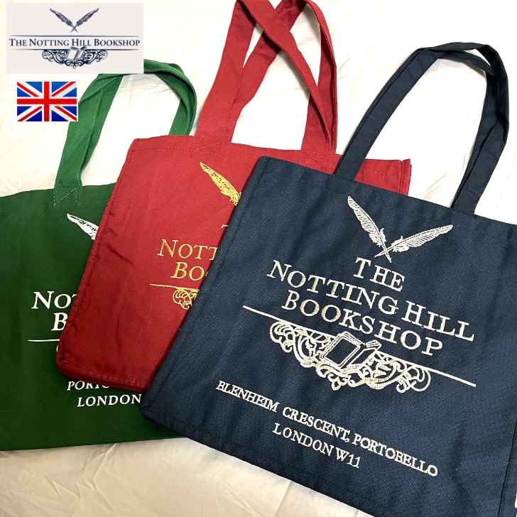 楽天市場】トートバッグ イギリス ノッティングヒル書店 軽量 刺繍