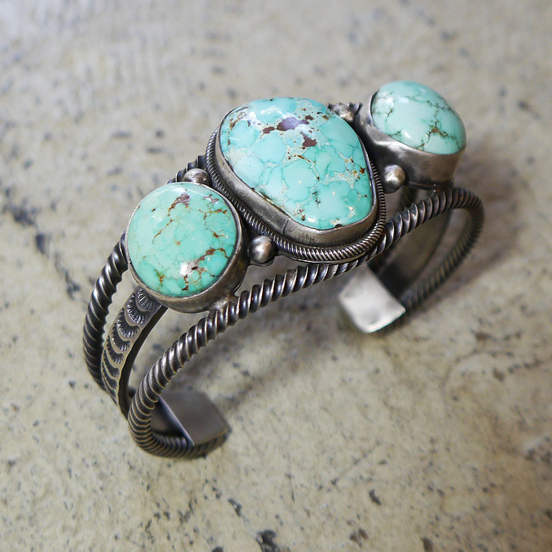 楽天市場】ターコイズ バングル ブレスレット モレンシー 鉱山 天然石