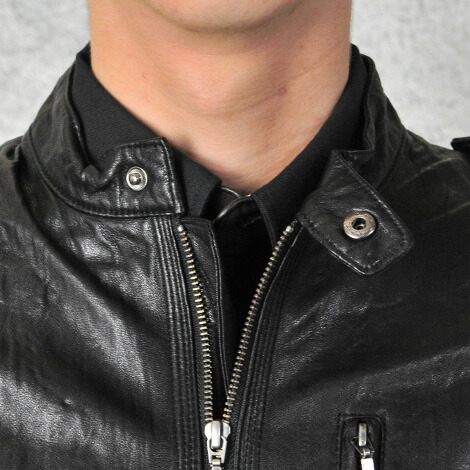 楽天市場】【50%off SALE】レザージャケット メンズ 本革 ラムレザー