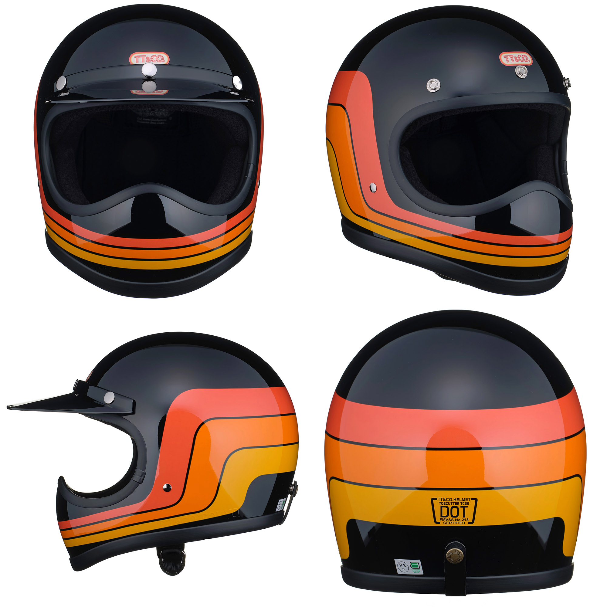 SHOEI ジェットヘルメット マットブラック/オレンジライン J•O