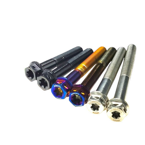 楽天市場】チタンメッキボルト セット M8 45~110mm P1.25 ステンレス