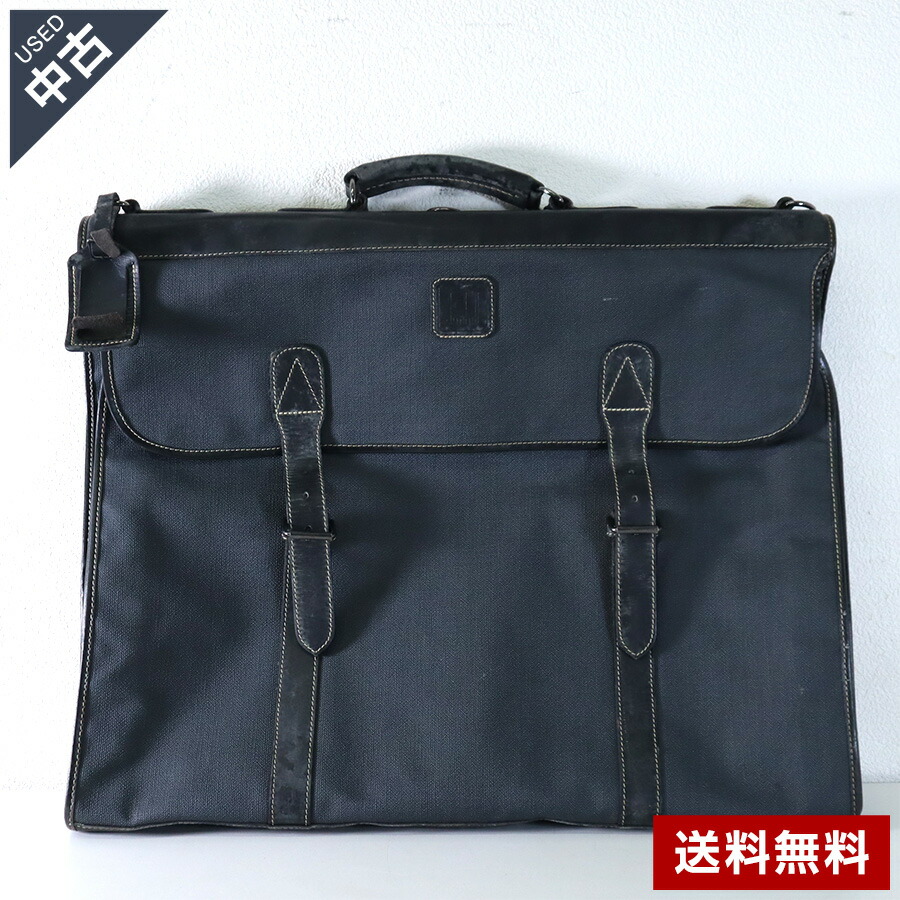 良品 dunhill AVORITIES ガーメントバッグ2way ブラック ケース