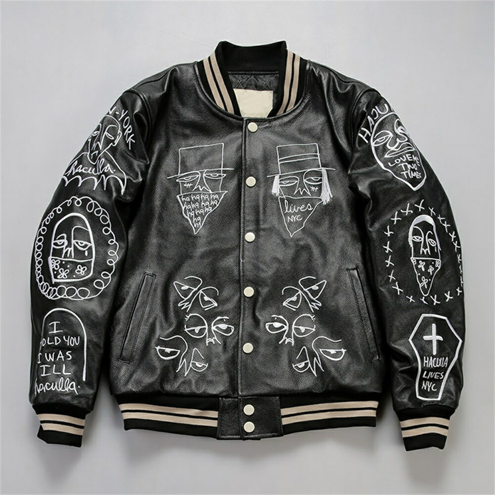 楽天市場】革ジャン レザースタジャン スタジャン レザージャケット