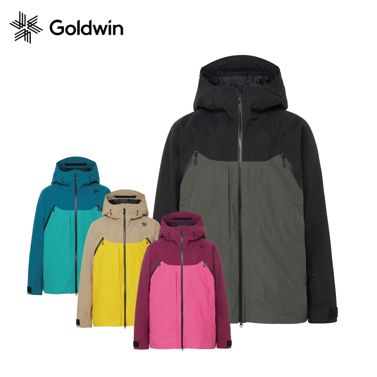GOLDWIN スキーウェア パープル Oサイズ(L〜XL) GOLDWIN スキーウェア