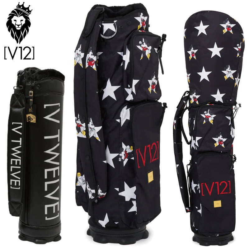 楽天市場】V12 ゴルフ ×ディズニーコラボ 8.5型 キャディバッグ MICKEY