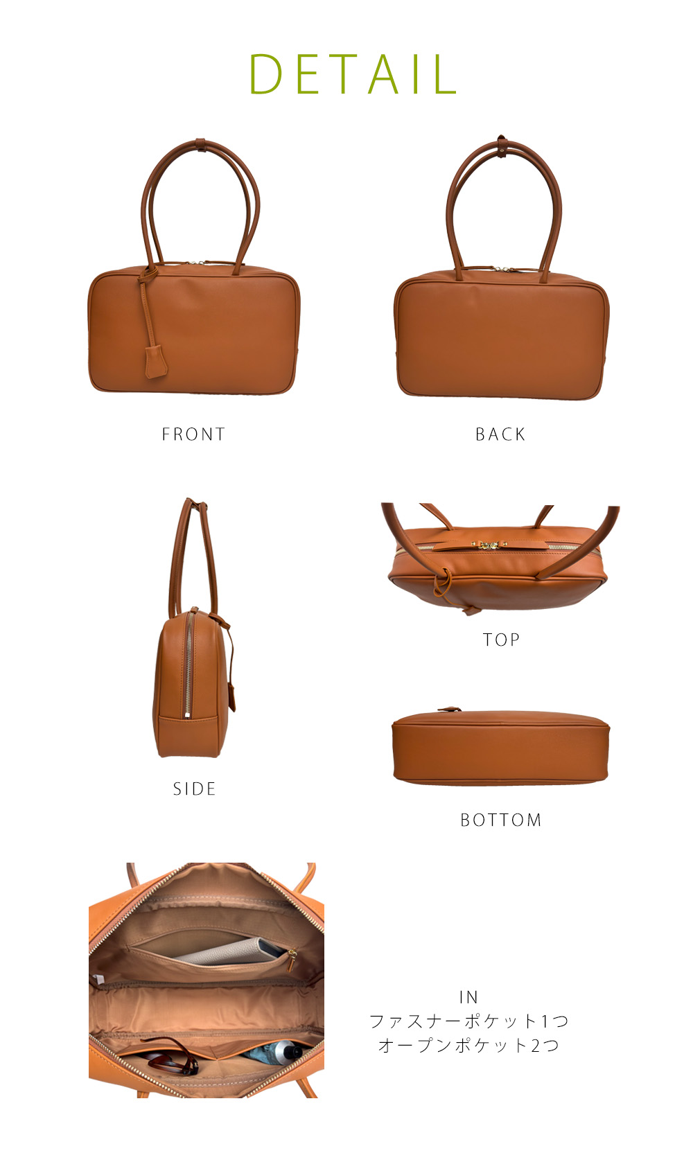 楽天市場】本革 ハンドバッグ【Kamiya カミヤ】横長 トートバッグ