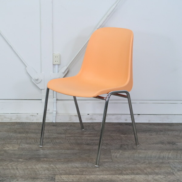 楽天市場】MOD ELENA スタッキングチェア 樹脂製 オレンジ : 東京商会