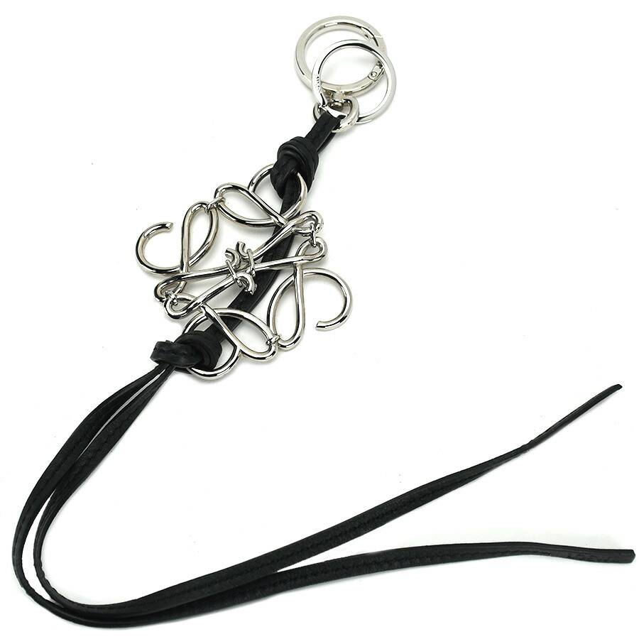 楽天市場】ロエベ LOEWE アナグラム チャーム C821232X02 黒 ブラック