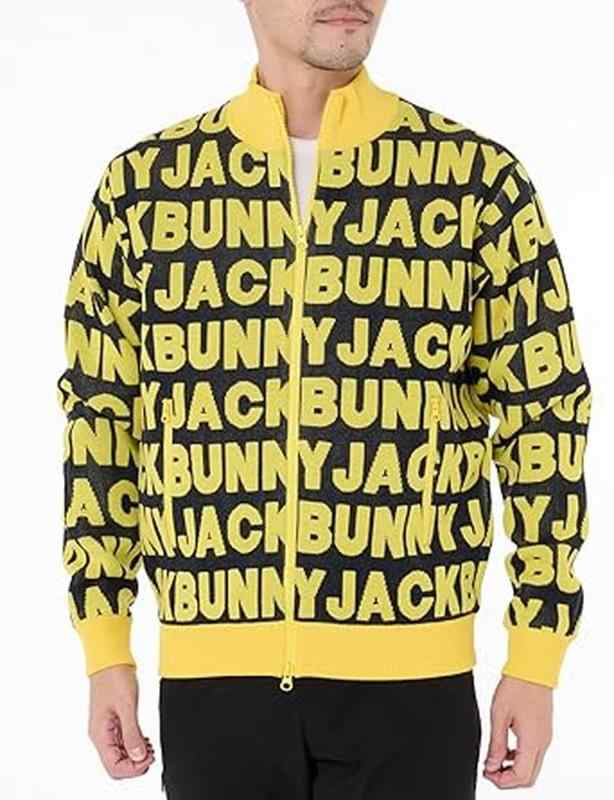 楽天市場】Jack Bunny(ジャックバニー) メンズ ニットブルゾン(ロゴ
