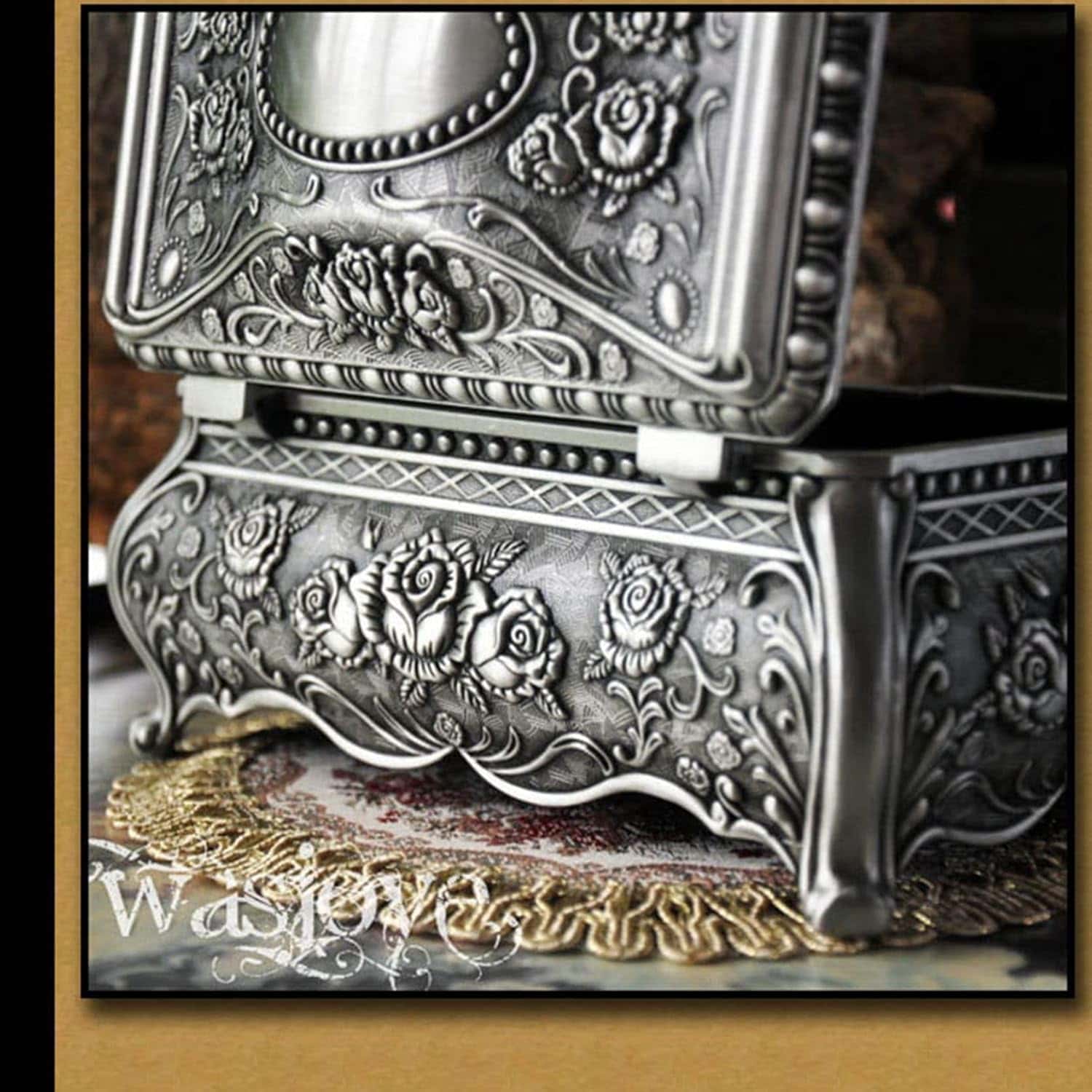 楽天市場】ジュエリーボックス アンティーク 小物入れ 腕時計ボックス