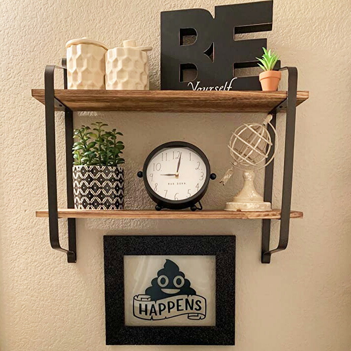 楽天市場】UNHO ウォールシェルフ ウォールラック 壁掛け棚 飾り棚