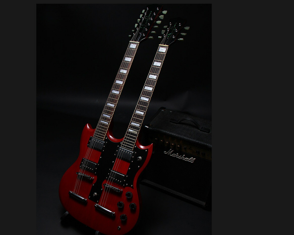 楽天市場】Manica Scenica / マニカ・シェニカ ダブルネック エレキ