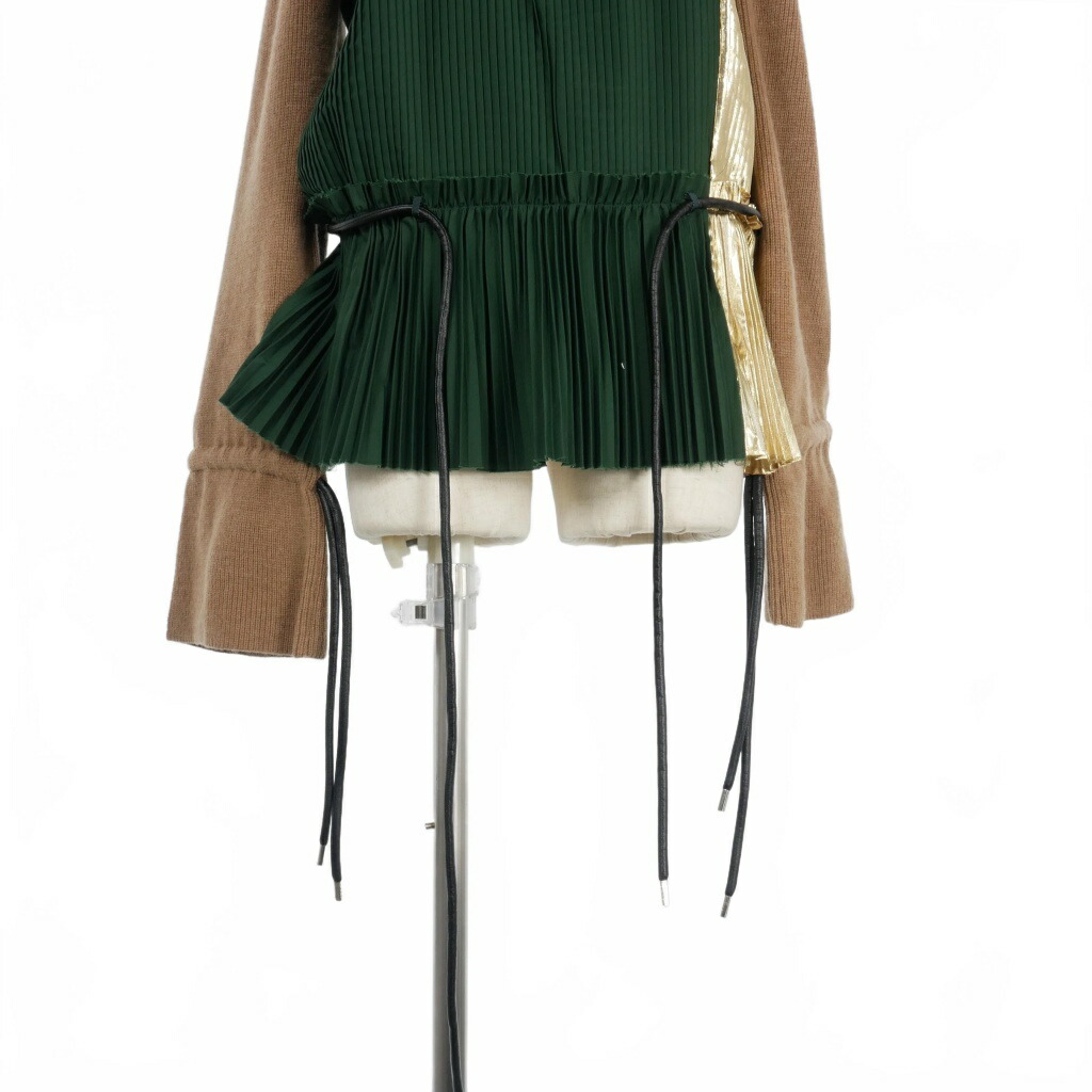 楽天市場】【中古】サカイ sacai 17AW ドッキング プリーツ ニット