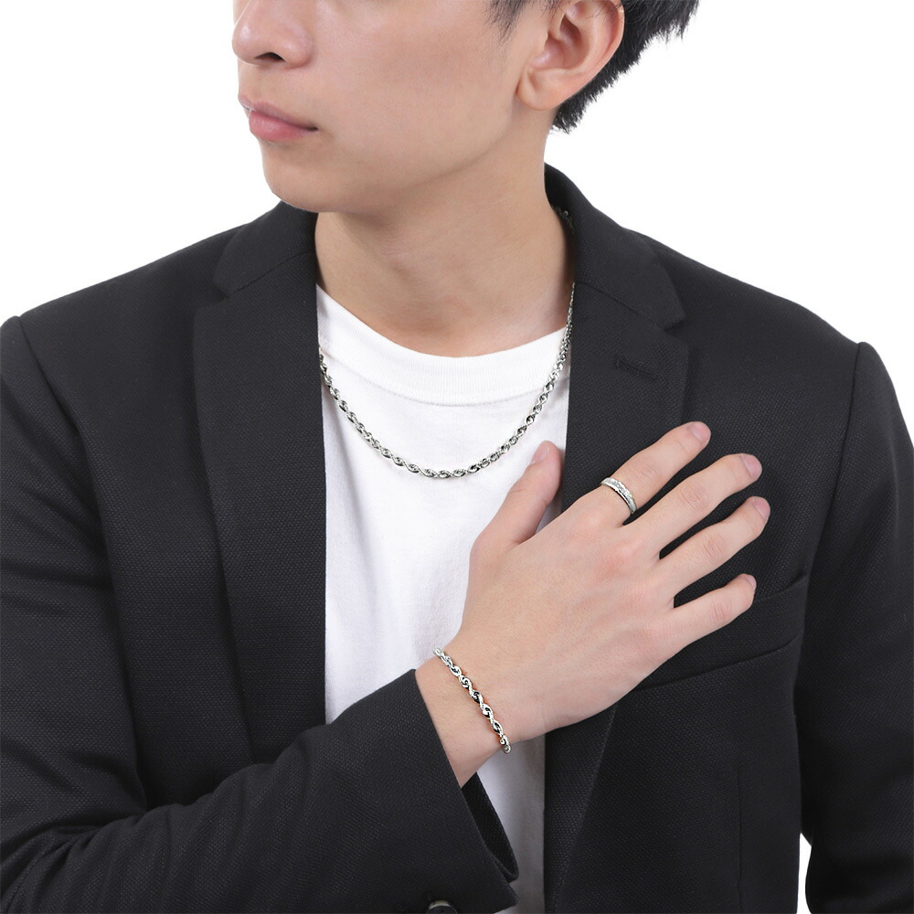 楽天市場】 【 プレミアムモデル 】 プラチナ ブレスレット メンズ 4mm