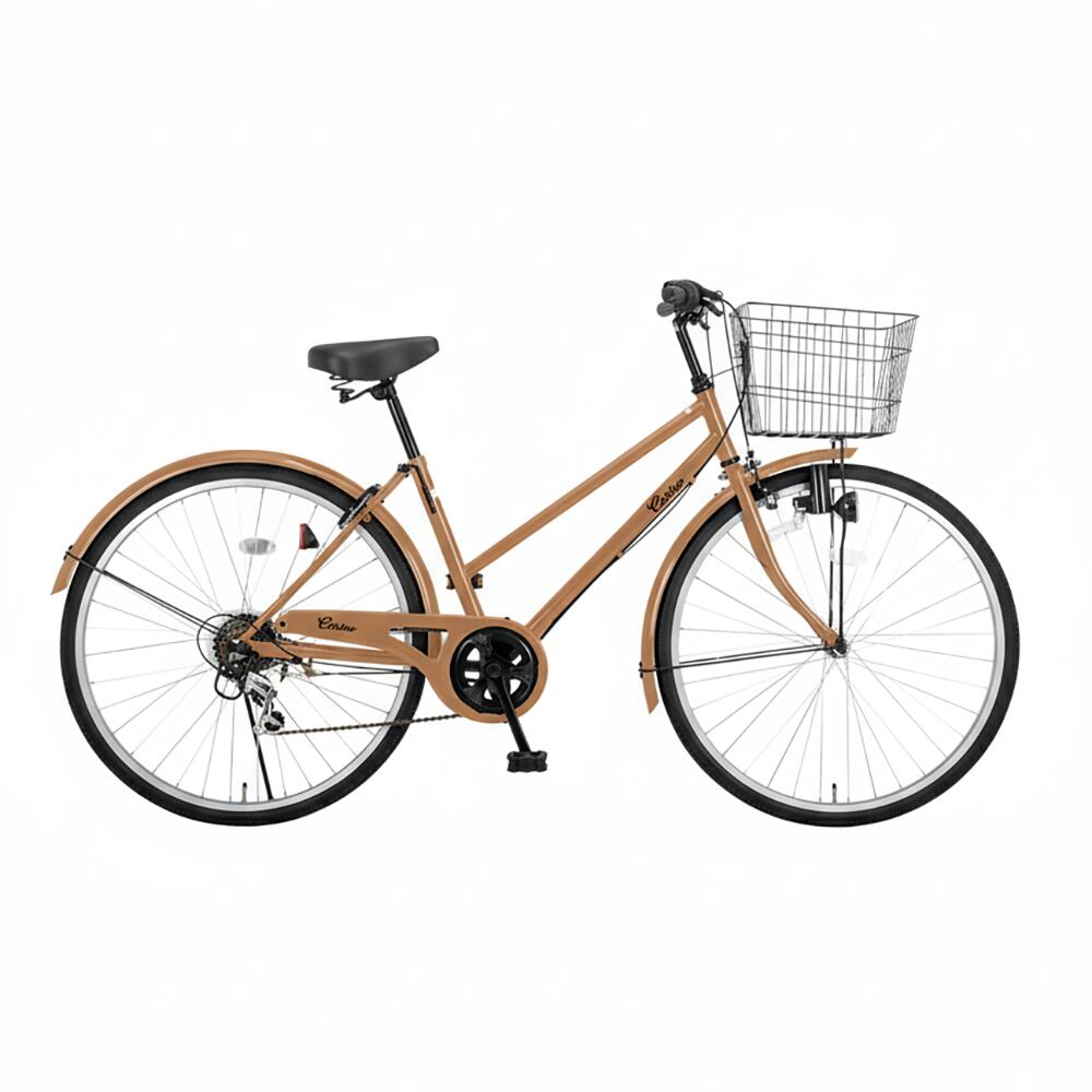楽天市場】自転車 26インチ シティサイクル 変速 6段（カラーベージュ