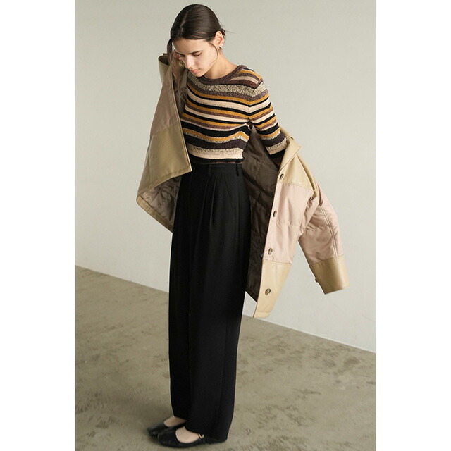 楽天市場】クラネ CLANE レザー スウィッチング オーバー ジャケット