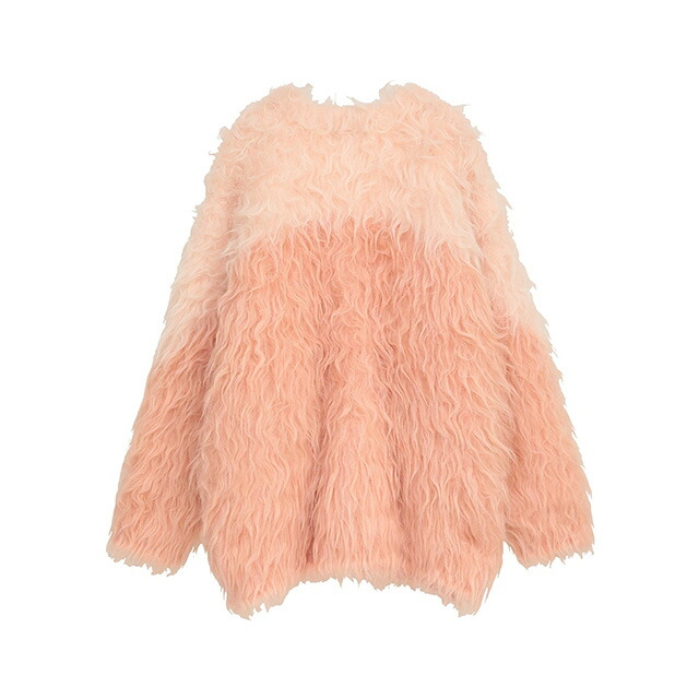 楽天市場】クラネ CLANE バイカラー シャギー ニット カーディガン BI