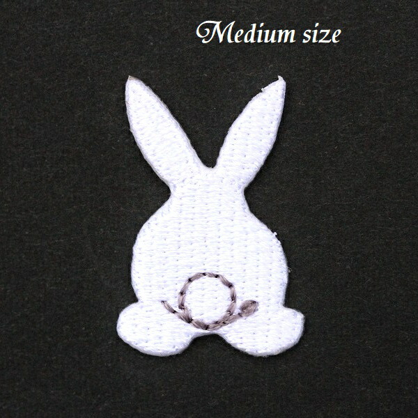 楽天市場】ワッペン 兎（うさぎ ウサギ） 小さいサイズ 高さ1.8×高さ