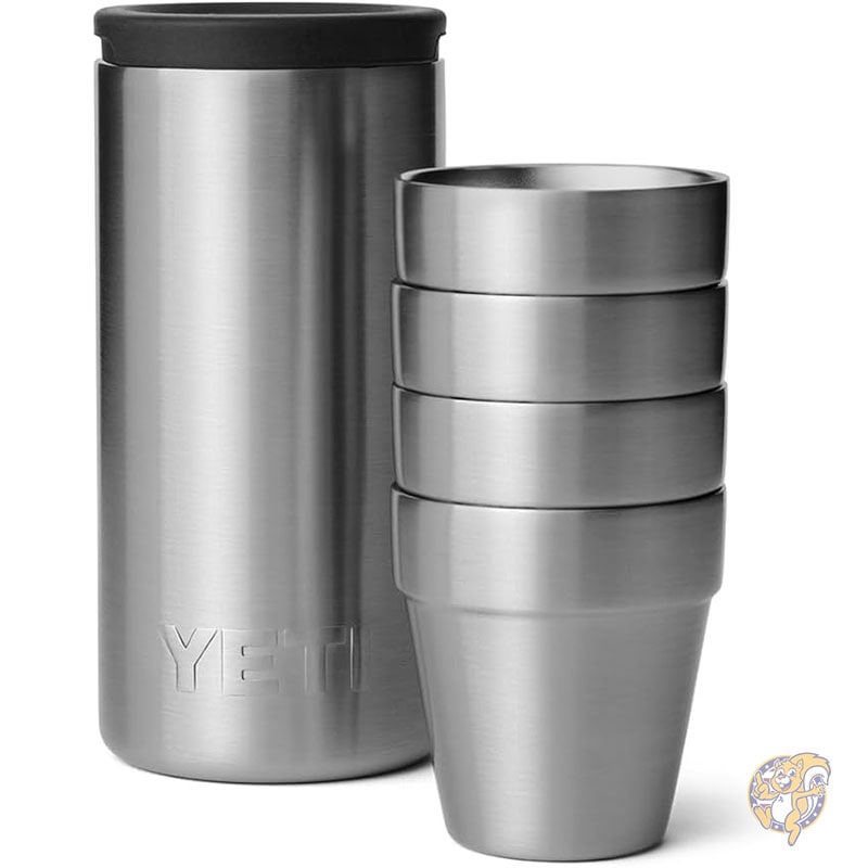 楽天市場】ショットグラス キャリングケース付き 4個セット YETI