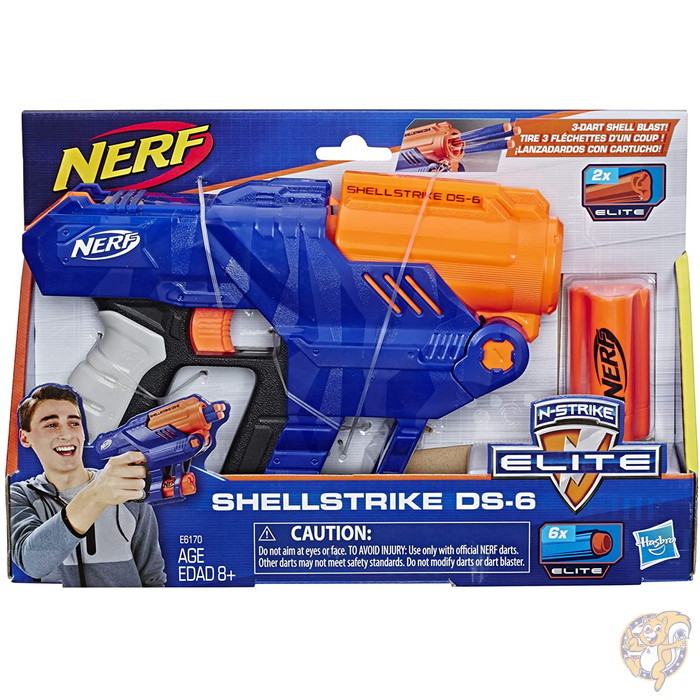 楽天市場】ナーフ エリートシェルストライク NERF SHELLSTRIKE DS6