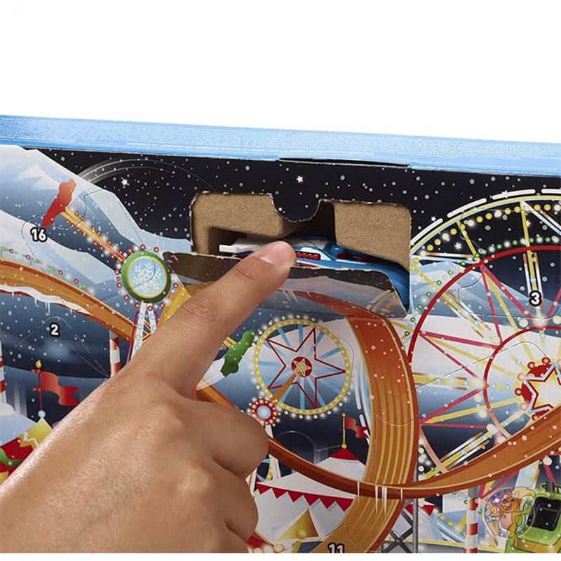 楽天市場】クリスマス アドベントカレンダー プレイマット付き 車