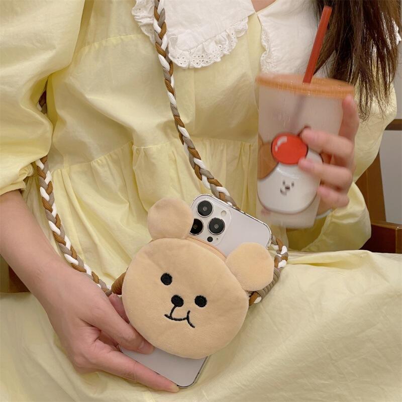 くま ぬいぐるみストラップ うさちゃんだっこ サングラス 中古 Mイ-208