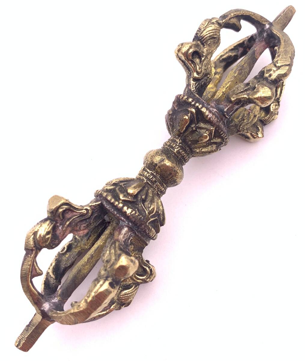 楽天市場】チベット密教法具 ガンター（金剛鈴）＆五鈷杵ー