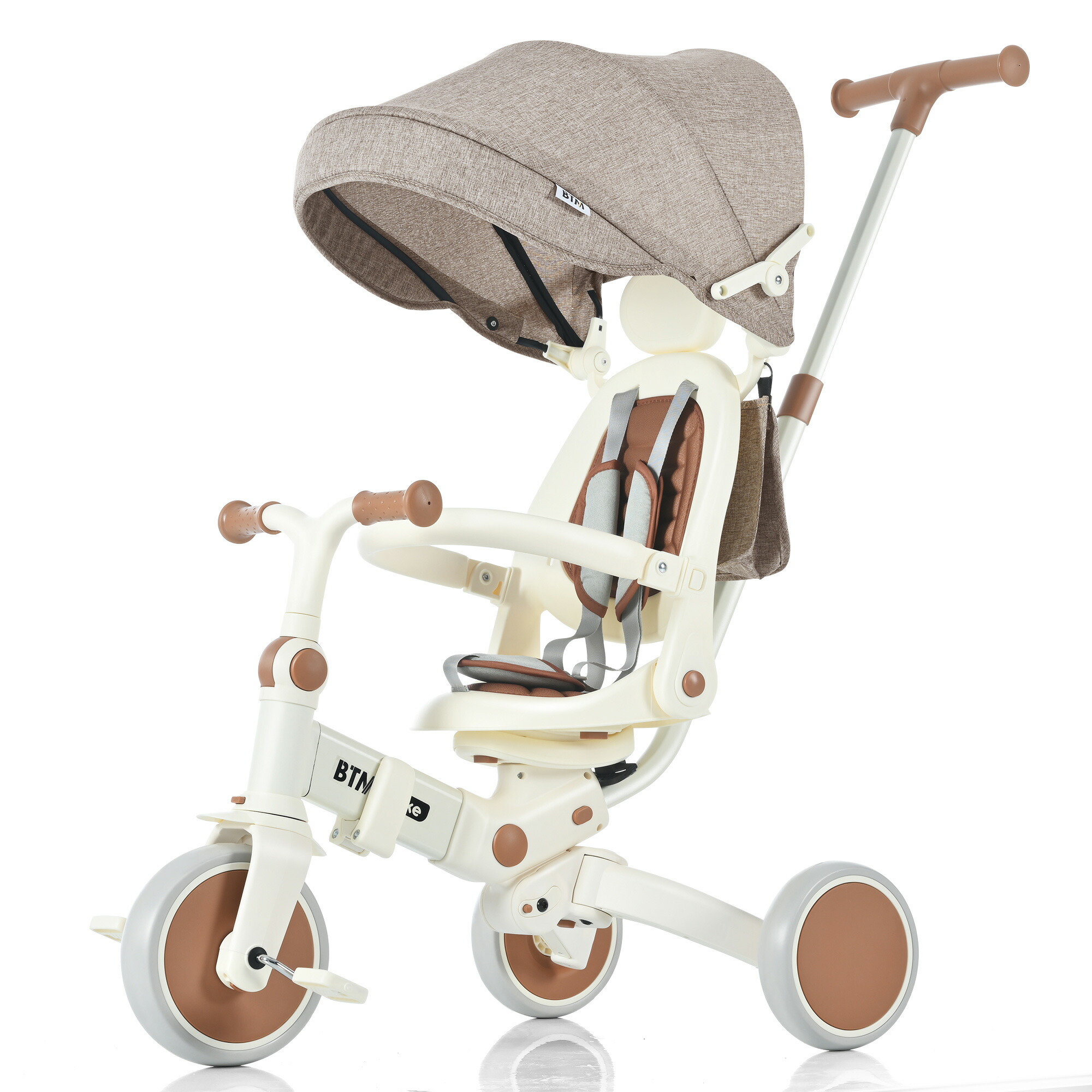 楽天市場】子供用三輪車 7in1 折りたたみ三輪車 手押し棒付き 6ヶ月-6