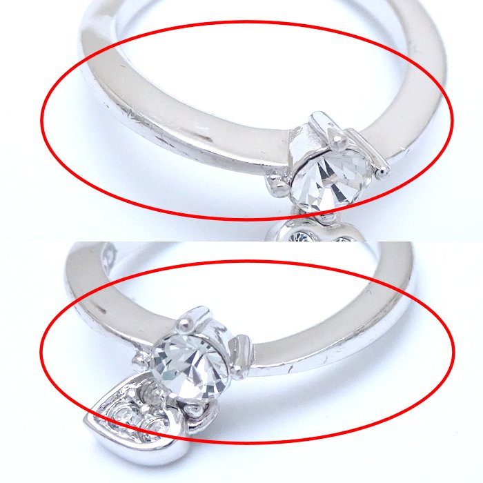 楽天市場】SWAROVSKI スワロフスキー ハート リング 指輪 クリスタル
