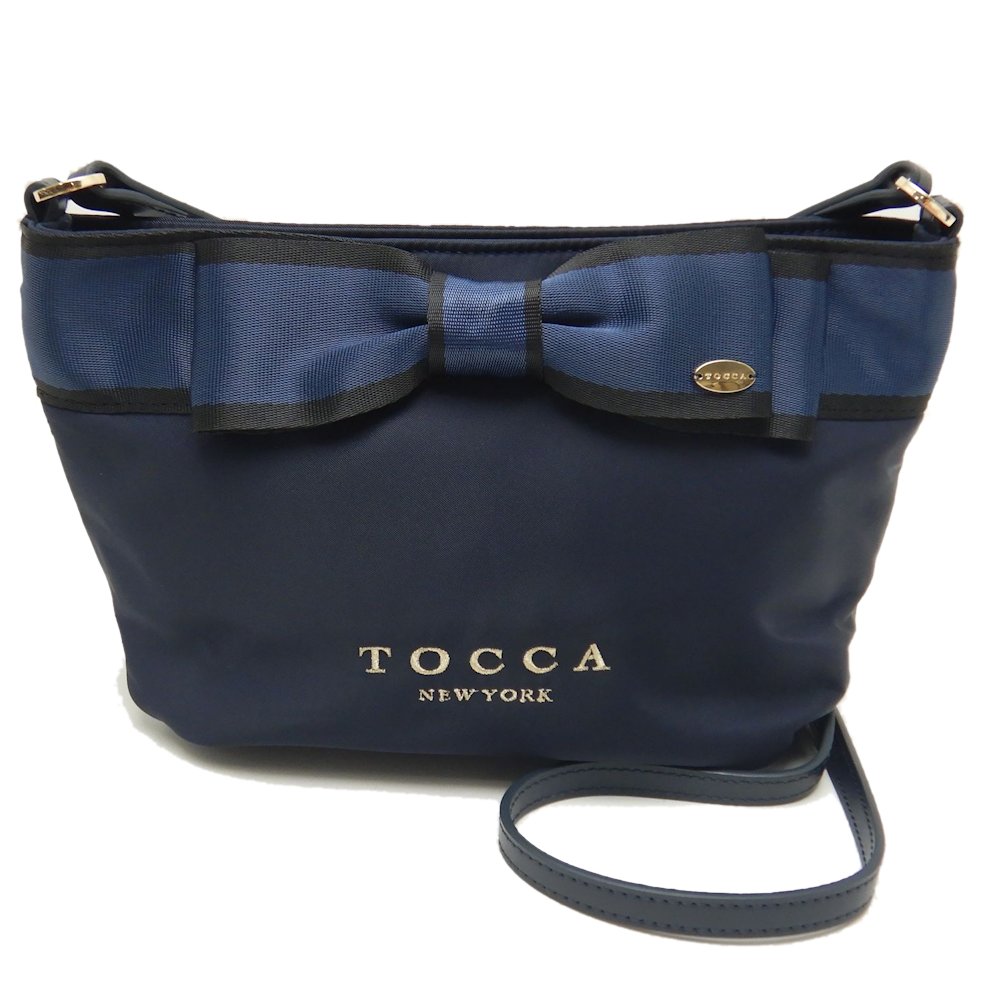 楽天市場】TOCCA トッカ ショルダーバッグ リボン ナイロン xレザー