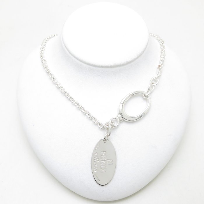 楽天市場】フェンディ FENDI ネックレス セレリア プレート ペンダント