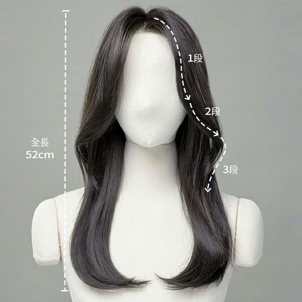 楽天市場】手植えフルウィッグ) マルス ストレート 17インチ (モースト