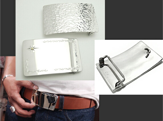 楽天市場】＜定番 80mm×50mm×80g＞【タタキ 本物シルバー925バックル