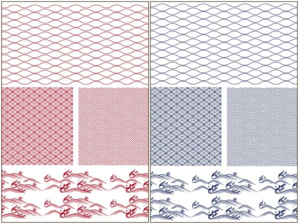 楽天市場】ポーセラーツ 転写紙【白磁用 セット】4種の伝統和柄転写紙