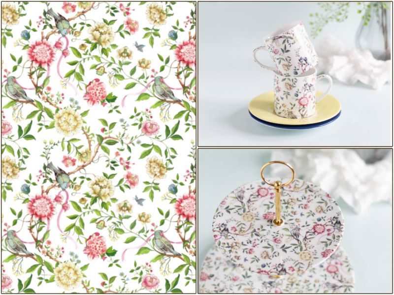 楽天市場】ポーセラーツ 転写紙 【白磁用】The Garden クリア（背景