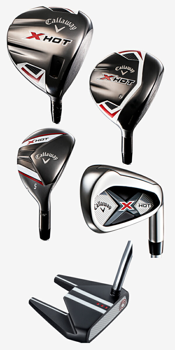 楽天市場】キャロウェイ X HOT ゴルフセット クラブ11本組(#1,FW5,H5