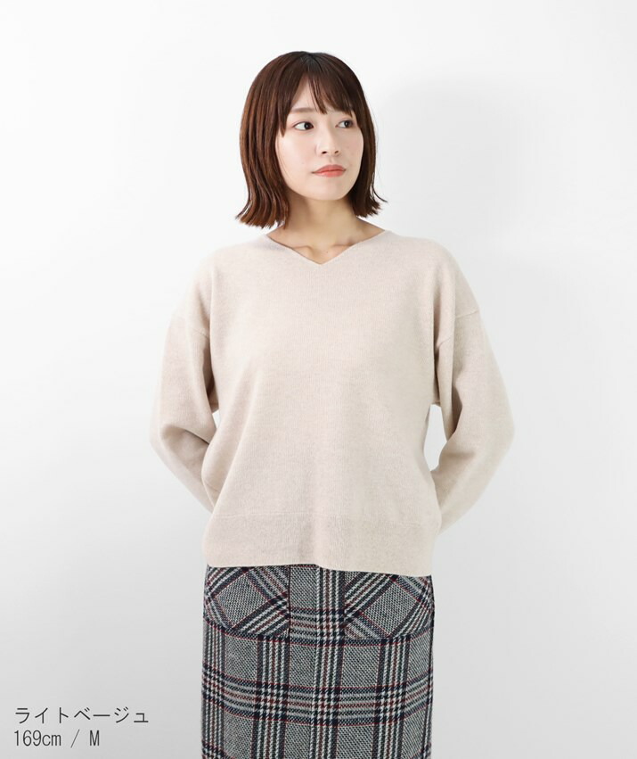 楽天市場】PRODIGAL カシミヤ 100% ニット vネック セーター 日本製