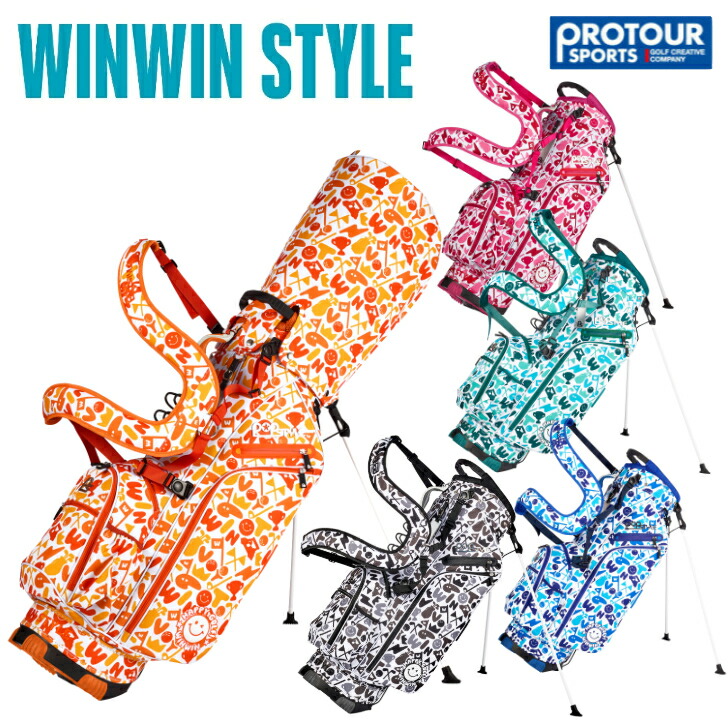 楽天市場】キャディバッグ ウィンウィン（カラーピンク）（バッグ