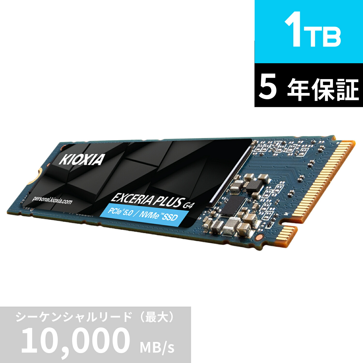 キオクシア KIOXIA 内蔵 SSD 1TB NVMe M.2 Type 2280」の人気商品一覧