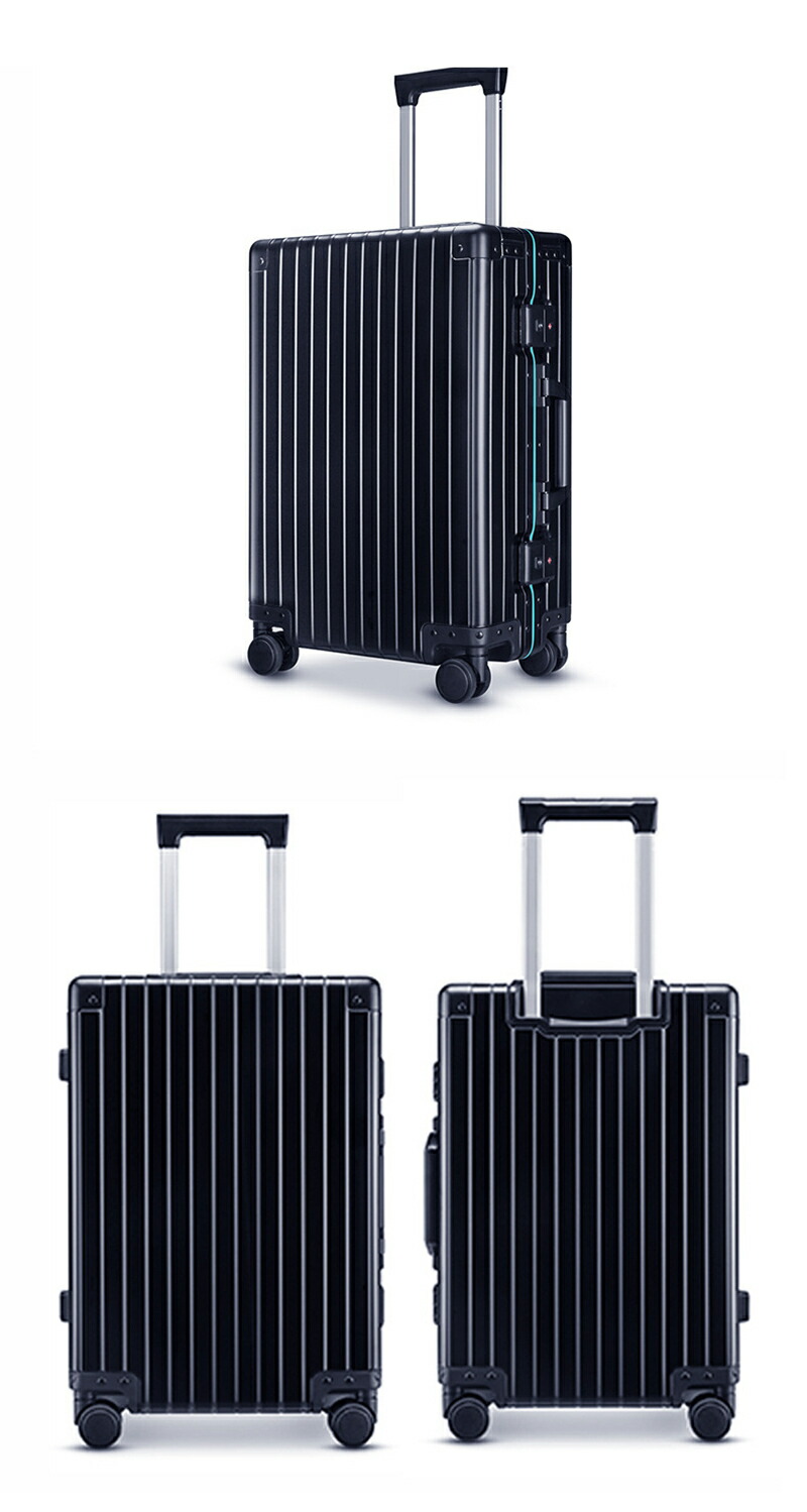 楽天市場】アルミスーツケース 機内持込み TSAロック ダブルキャスター