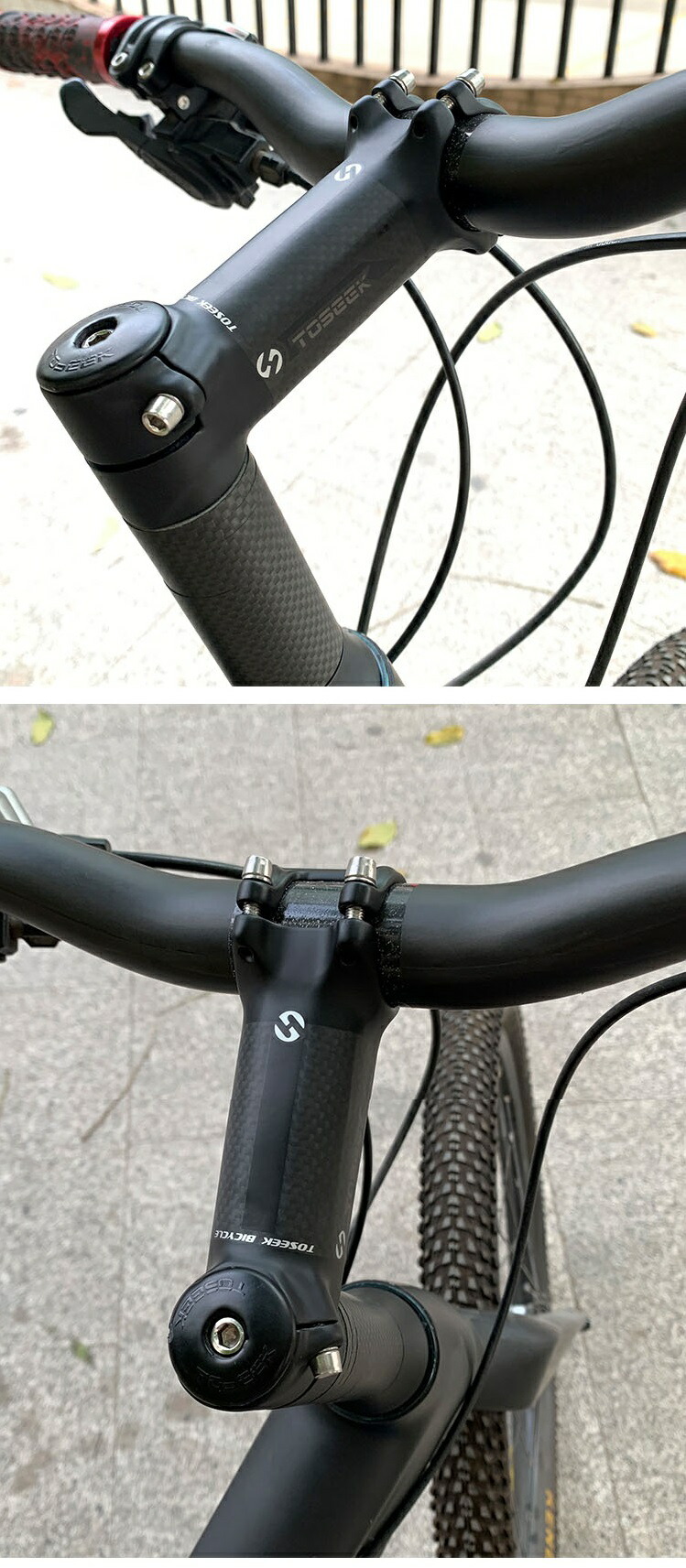 楽天市場】TOSEEKステム カーボンステム ロードバイクステム