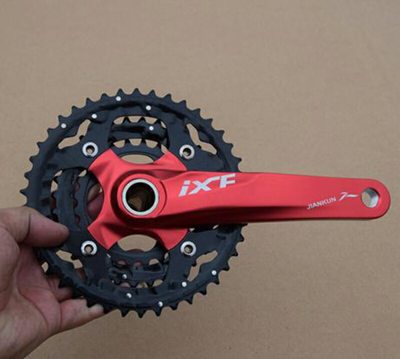 楽天市場】MTB用 クランクセット 一体型中空 24-32-42T 30速 チェーン