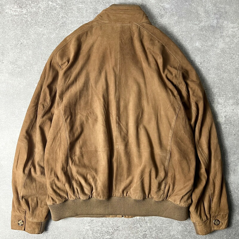 楽天市場】90s Jos.A.Bank サテン ライナー付き 本革 スエード レザー