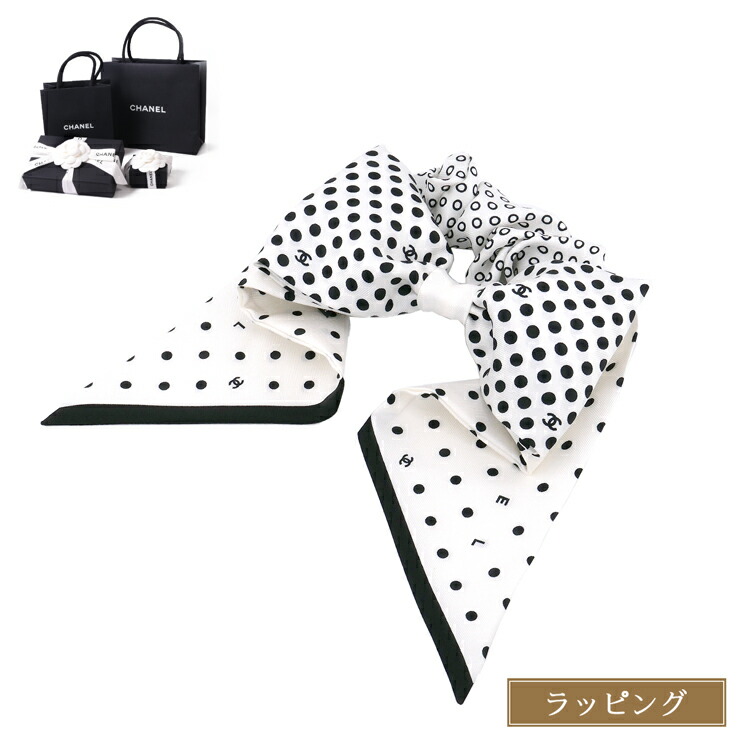 楽天市場】【ラッピング済】シャネル ヘア アクセサリー シルクリボン